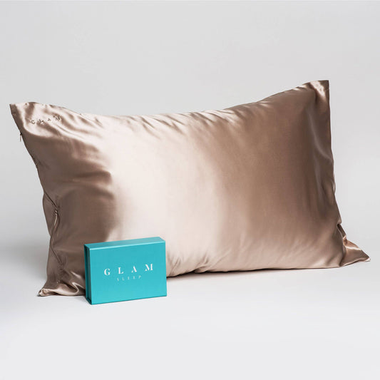 The Glam Silk Pillowcase - Mulberry Silk - Snooze Foundry