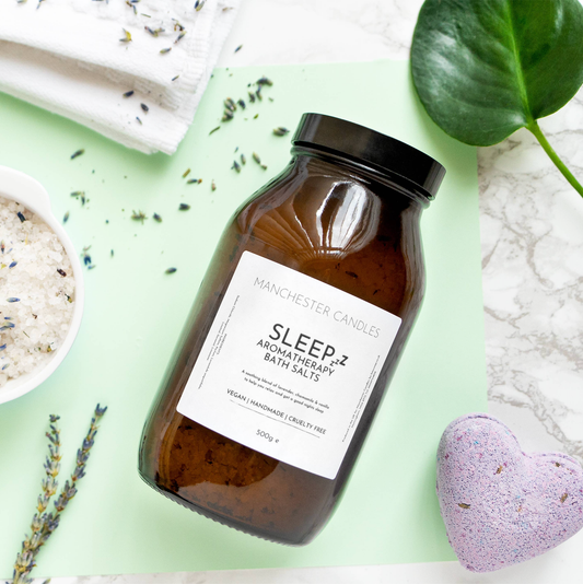 Sleep Aromatherapy Bath Salts with Lavender & Chamomile - Snooze Foundry