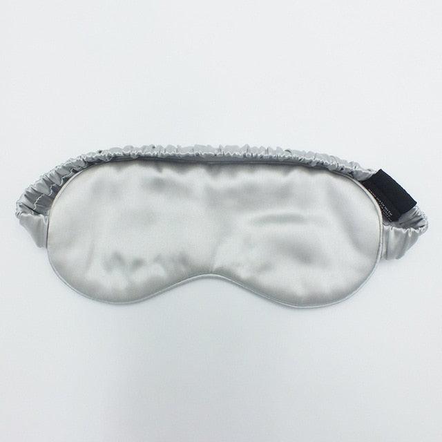 Silver Silk Sleep Eye Mask