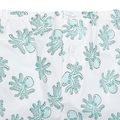 Green Octopus Children's Pyjamas