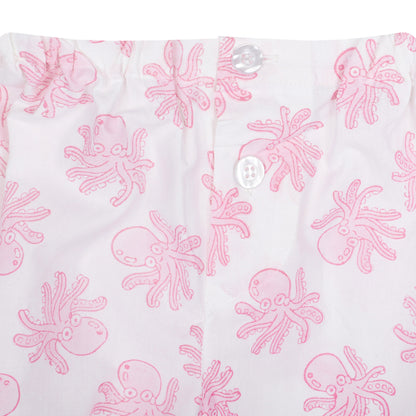 Pink Octopus Children's Pyjamas