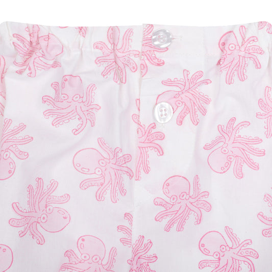 Pink Octopus Children's Pyjamas