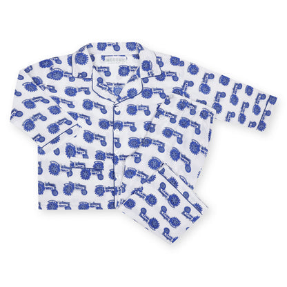 Blue Tractor Children's Pyjamas
