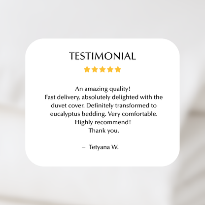 Cool & Comfy Silk Duvet Cover (Eucalyptus)