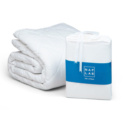 A NAP Lab weighted blanket and duvet cover