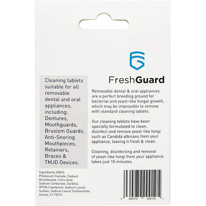 FreshGuard Dental Guard Disinfecting Tablets 16 Pack