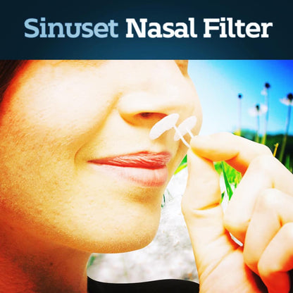 Sinuset Nasal Filters for Allergy Protection 6 Pack - Sleepright