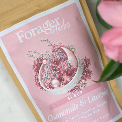 Forager herbs sleep tea packet