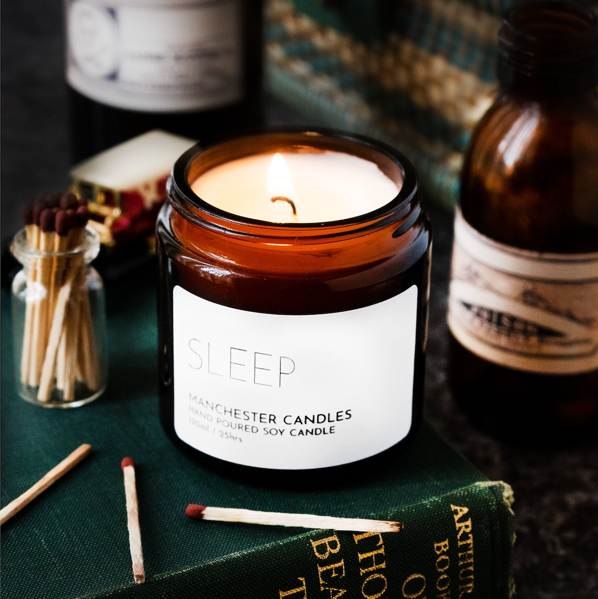 Sleep Candle With Lavender & Chamomile  - Manchester Candles