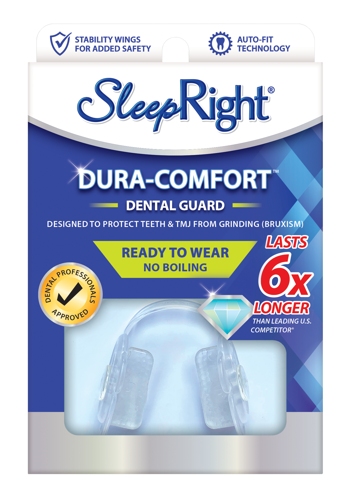 Dura Comfort Bruxism Mouth Guard For Teeth Grinding and Clenching