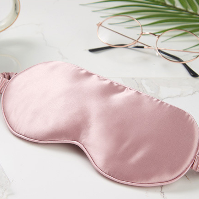 Pink Mulberry Silk Sleep Mask