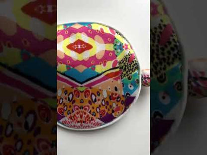 Harlequin Print Mulberry Silk Sleep Eye Mask | Italian Silk