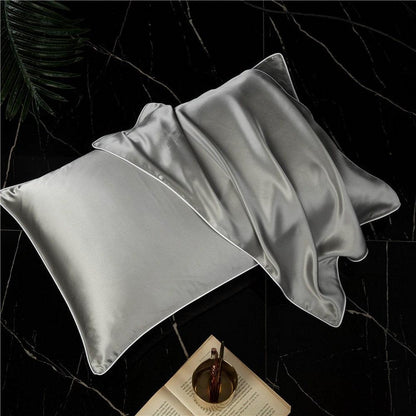 Grey Mulberry Silk Pillowcase