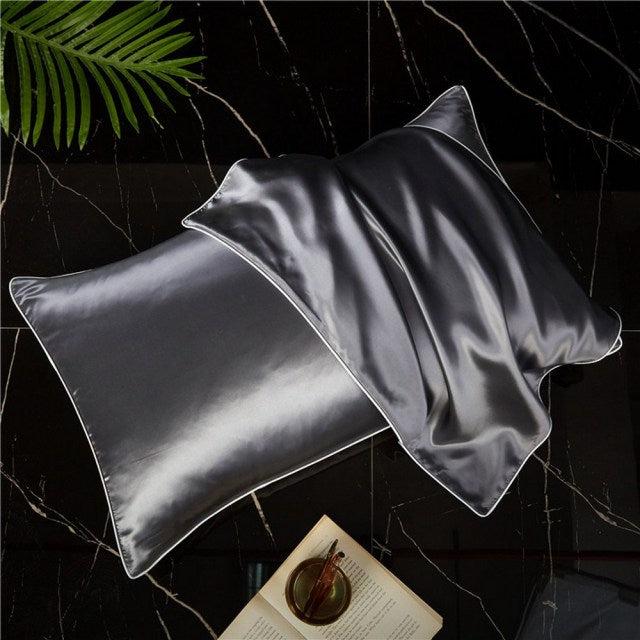 Light Grey Mulberry Silk Pillowcase