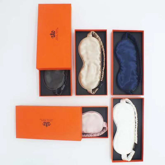 Silk sleep eye masks in multiple colours in gift box