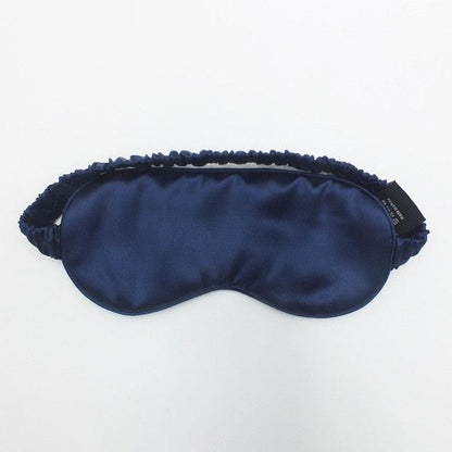 Navy Blue silk sleep eye mask