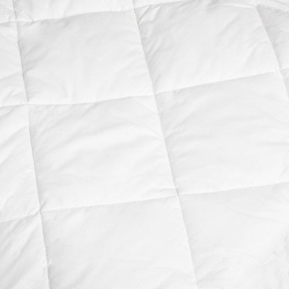 A detailed view of a weighted blanket